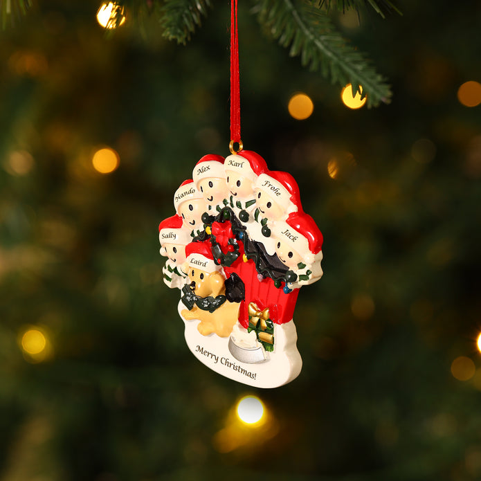Personalised Christmas Decoration Ornament - handmade