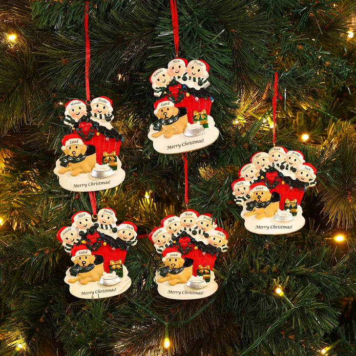 Personalised Christmas Decoration Ornament - handmade