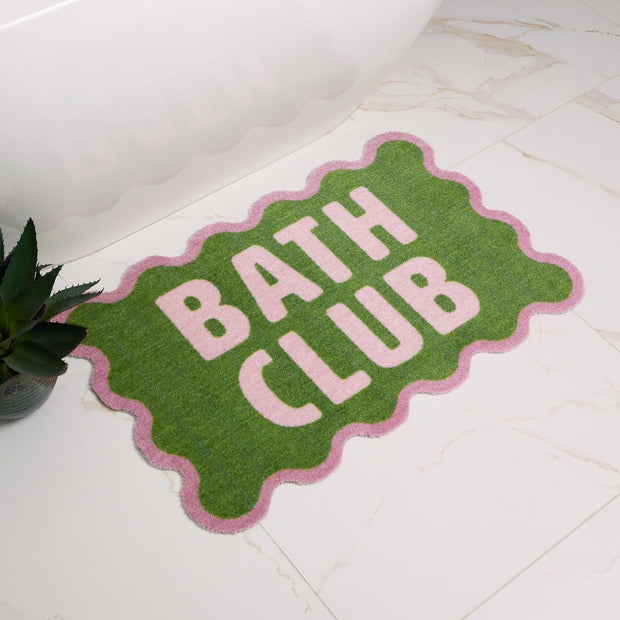 Dip & Drip Nylon Printed Bathroom Bath Club - handmade