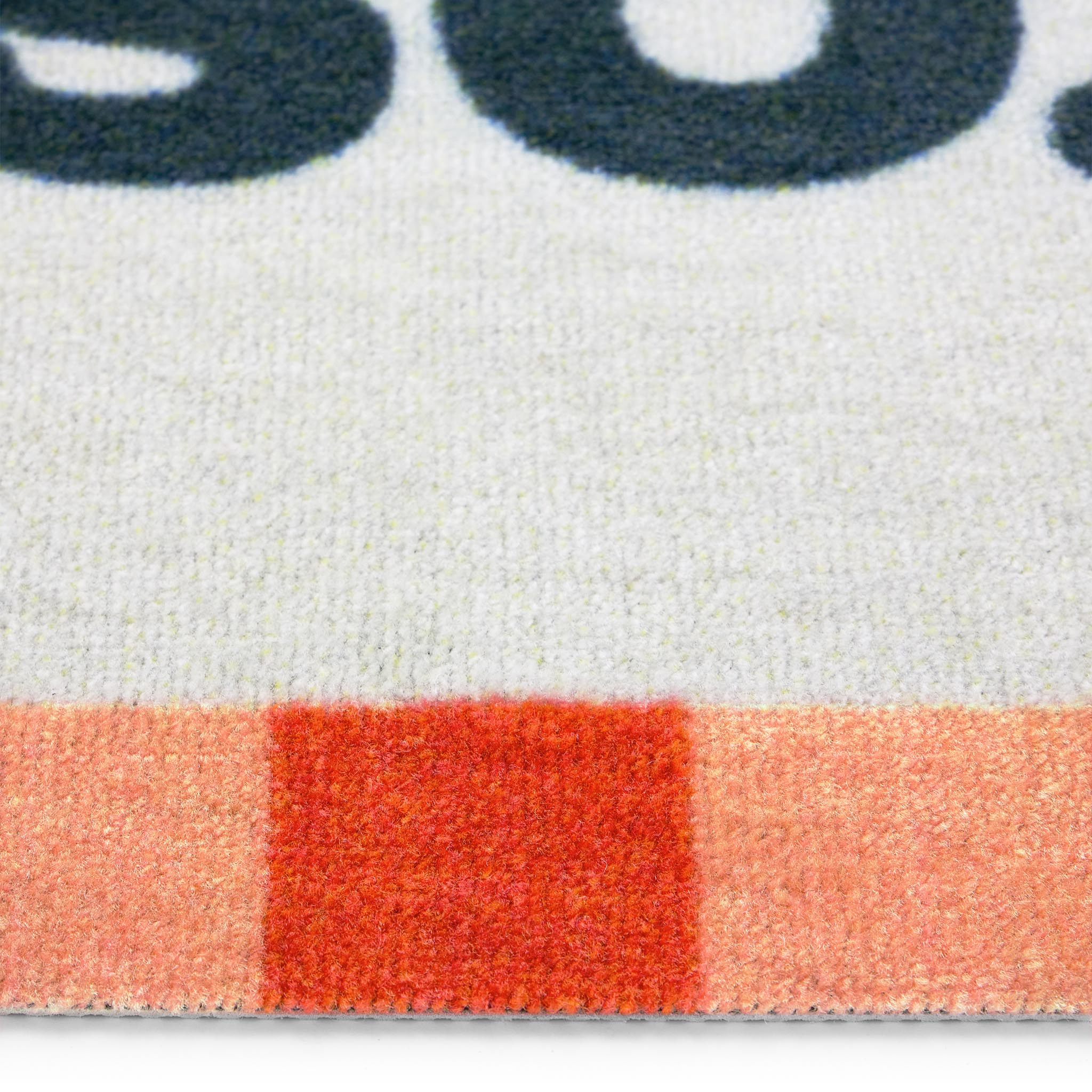 Dip & Drip Nylon Printed Bathroom Bright Soak Border - handmade