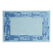 Dip & Drip Nylon Printed Bathroom Greek Key Border - handmade
