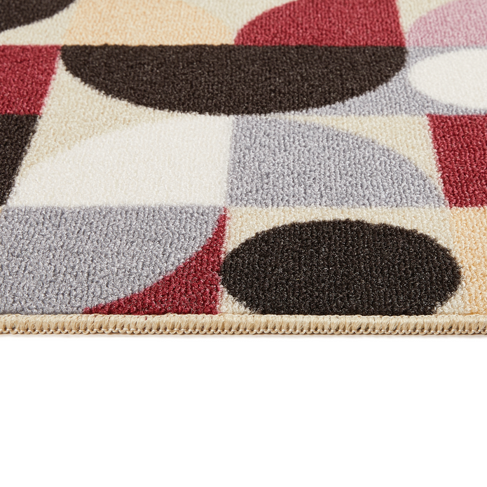 Floormatters Purple Geo Mat & Runner Set - handmade