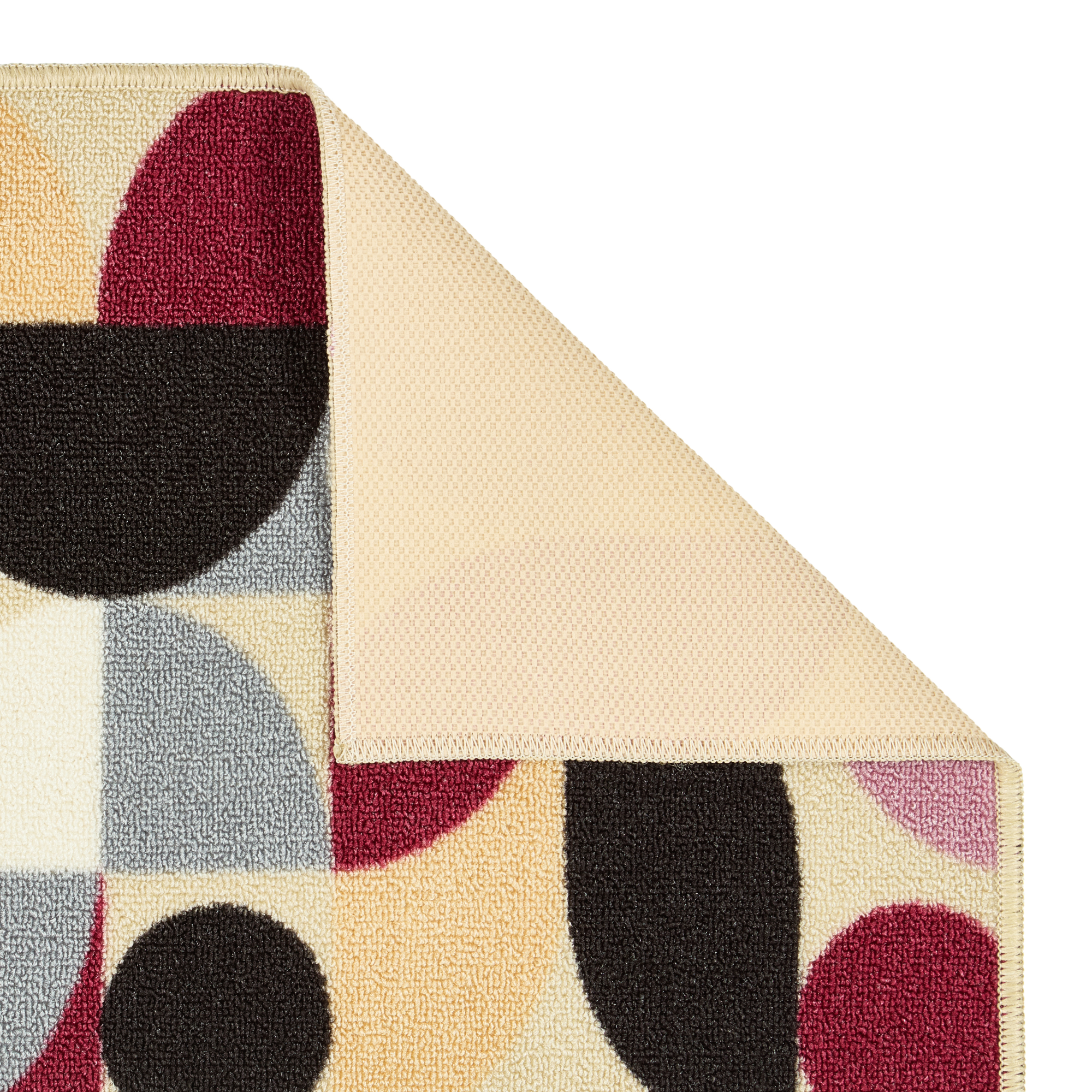 Floormatters Purple Geo Mat & Runner Set - handmade