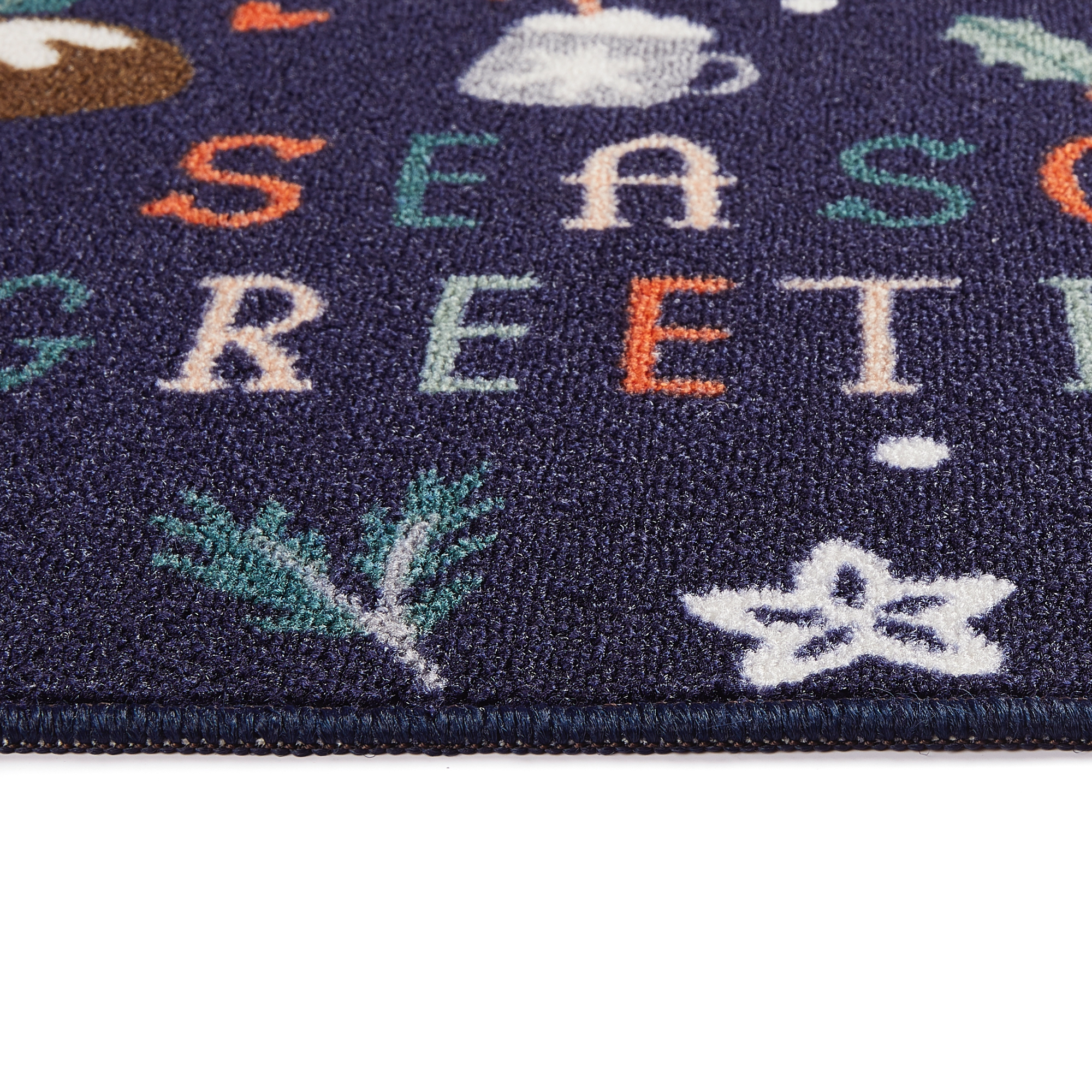 Floormatters Season's Greetings Mat & Runner Set - handmade