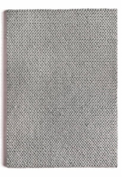 Guru Fusion Rug Hand Woven 80x150 cm / Dove Grey / 100% Pure Wool RUGS_and_MORE 5026134532359