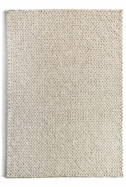 Guru Fusion Rug Hand Woven 80x150 cm / Ivory / 100% Pure Wool RUGS_and_MORE 5026134835603