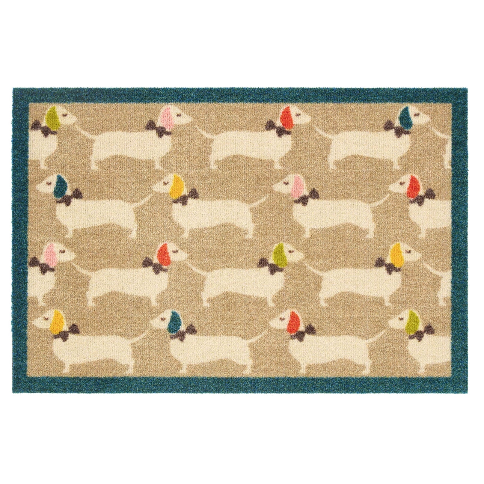 Howler & Scratch Patterned Bright Doggie - handmade