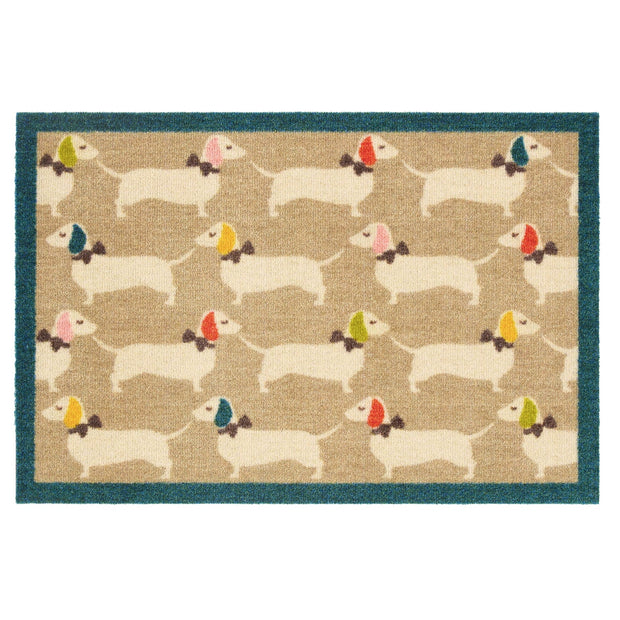 Howler & Scratch Patterned Bright Doggie - handmade