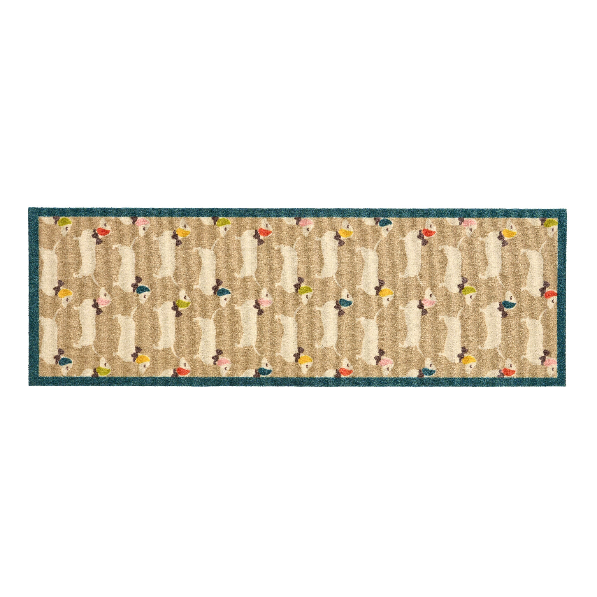 Howler & Scratch Patterned Bright Doggie - handmade