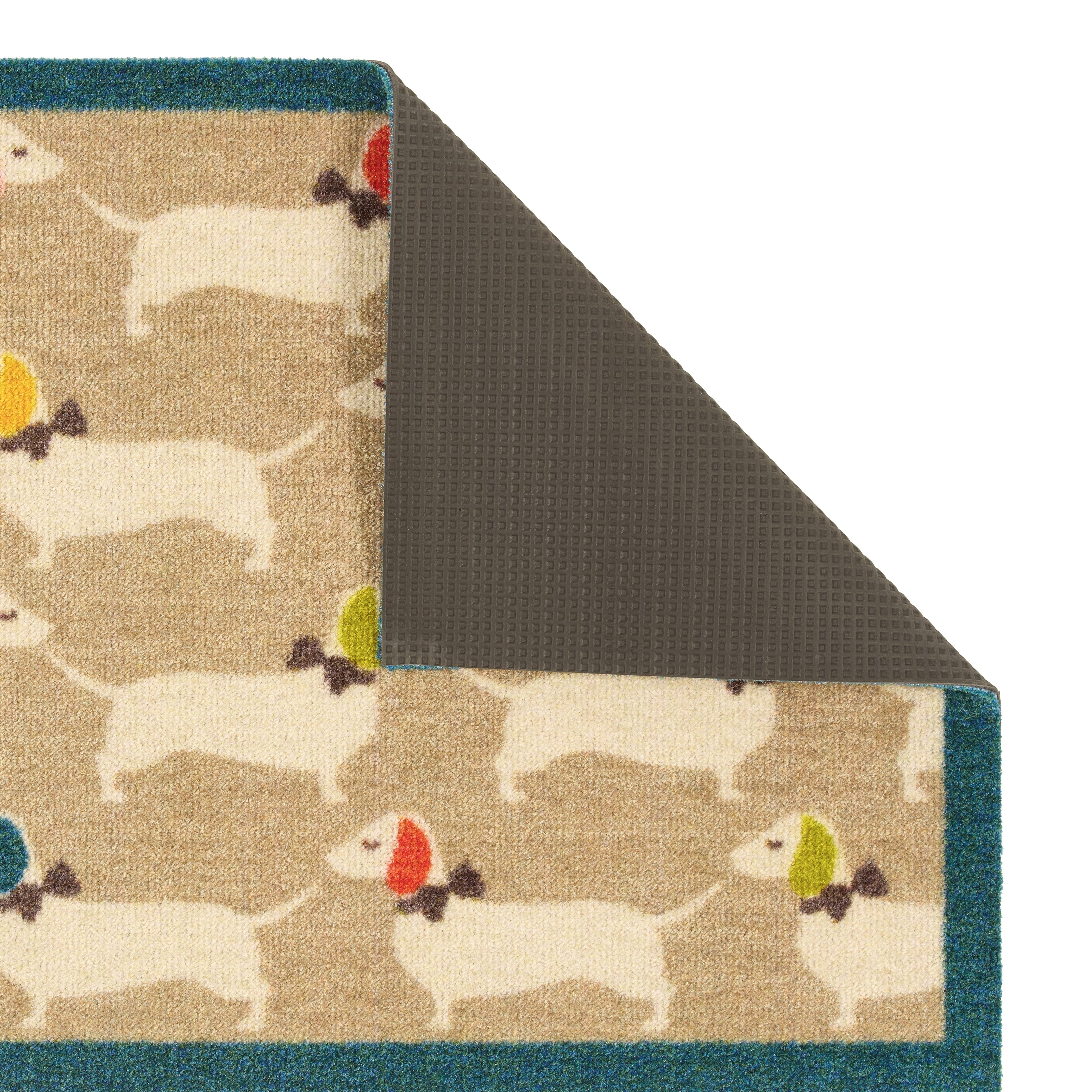 Howler & Scratch Patterned Bright Doggie - handmade