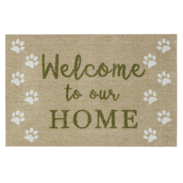 Howler & Scratch Patterned Welcome Paws - handmade