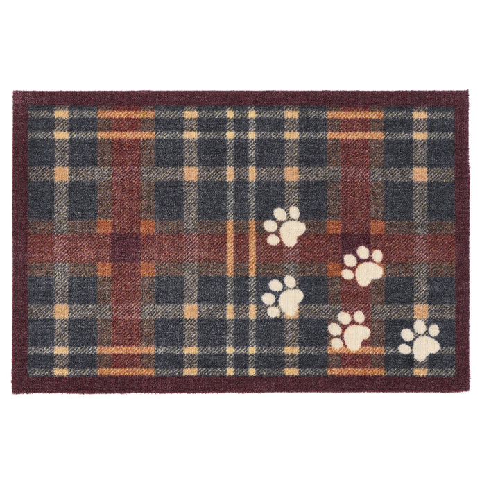 Howler & Scratch Plaid Paws - handmade