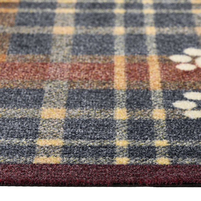 Howler & Scratch Plaid Paws - handmade