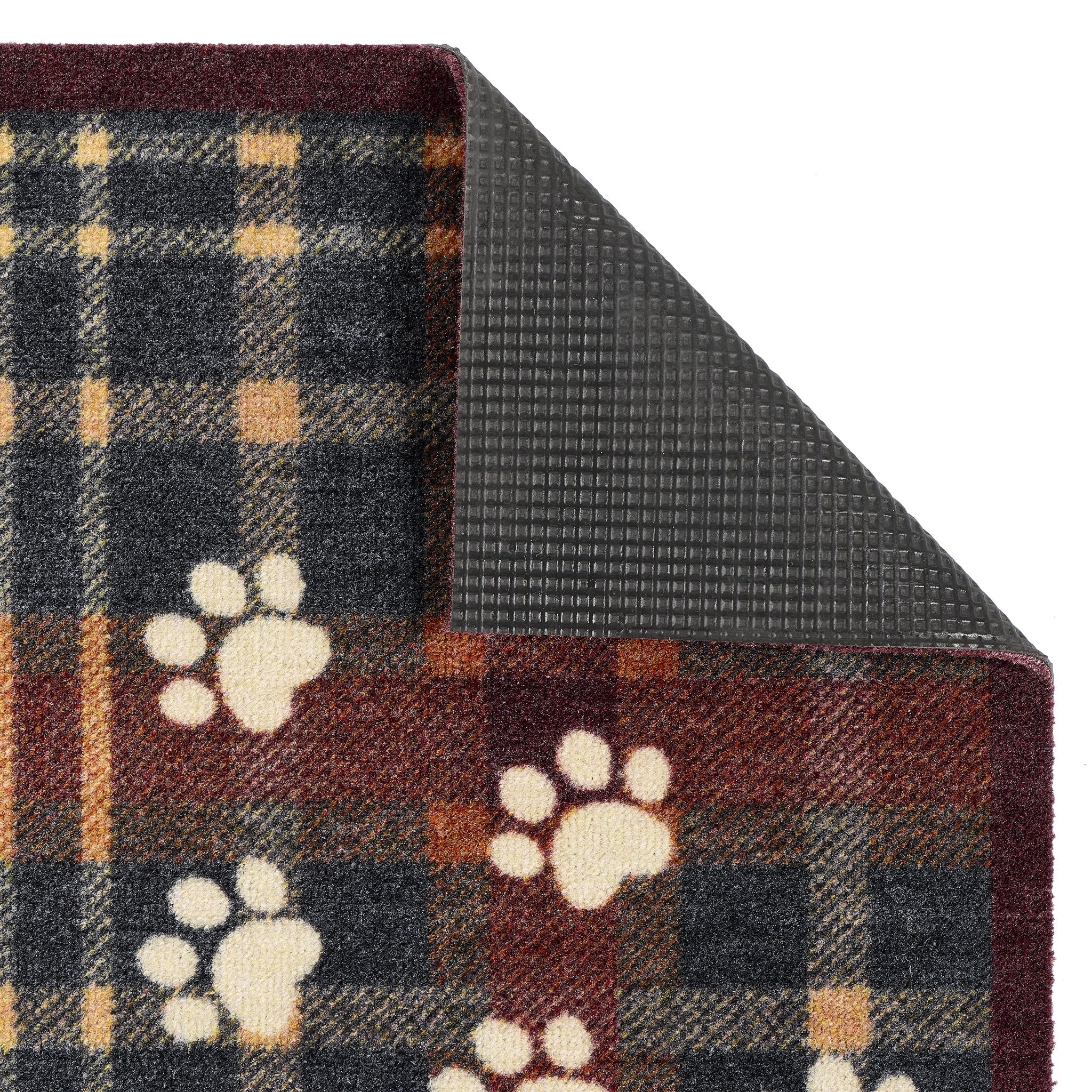 Howler & Scratch Plaid Paws - handmade