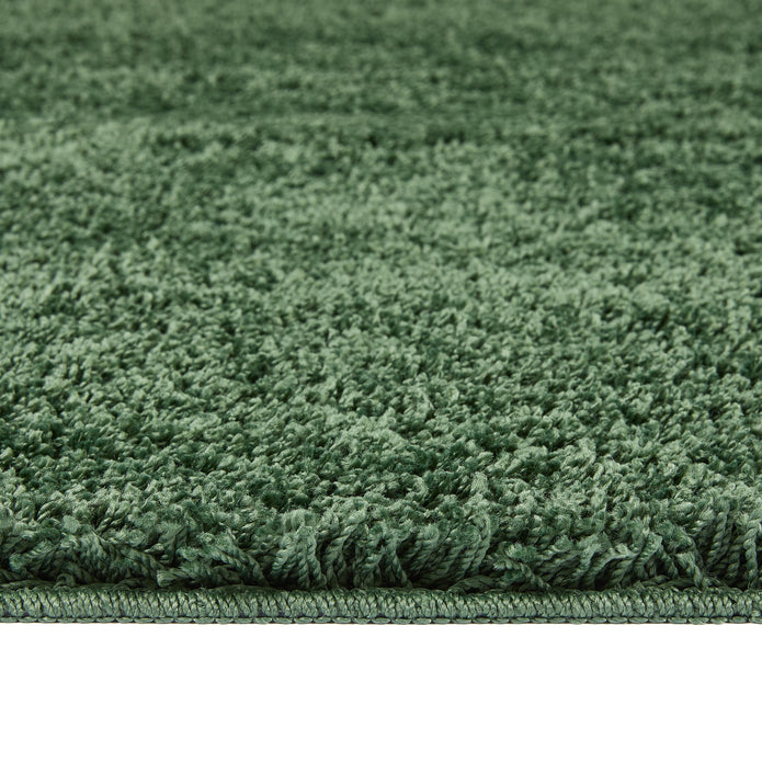 Howler & Scratch Shaggy Rug Forest Green - handmade