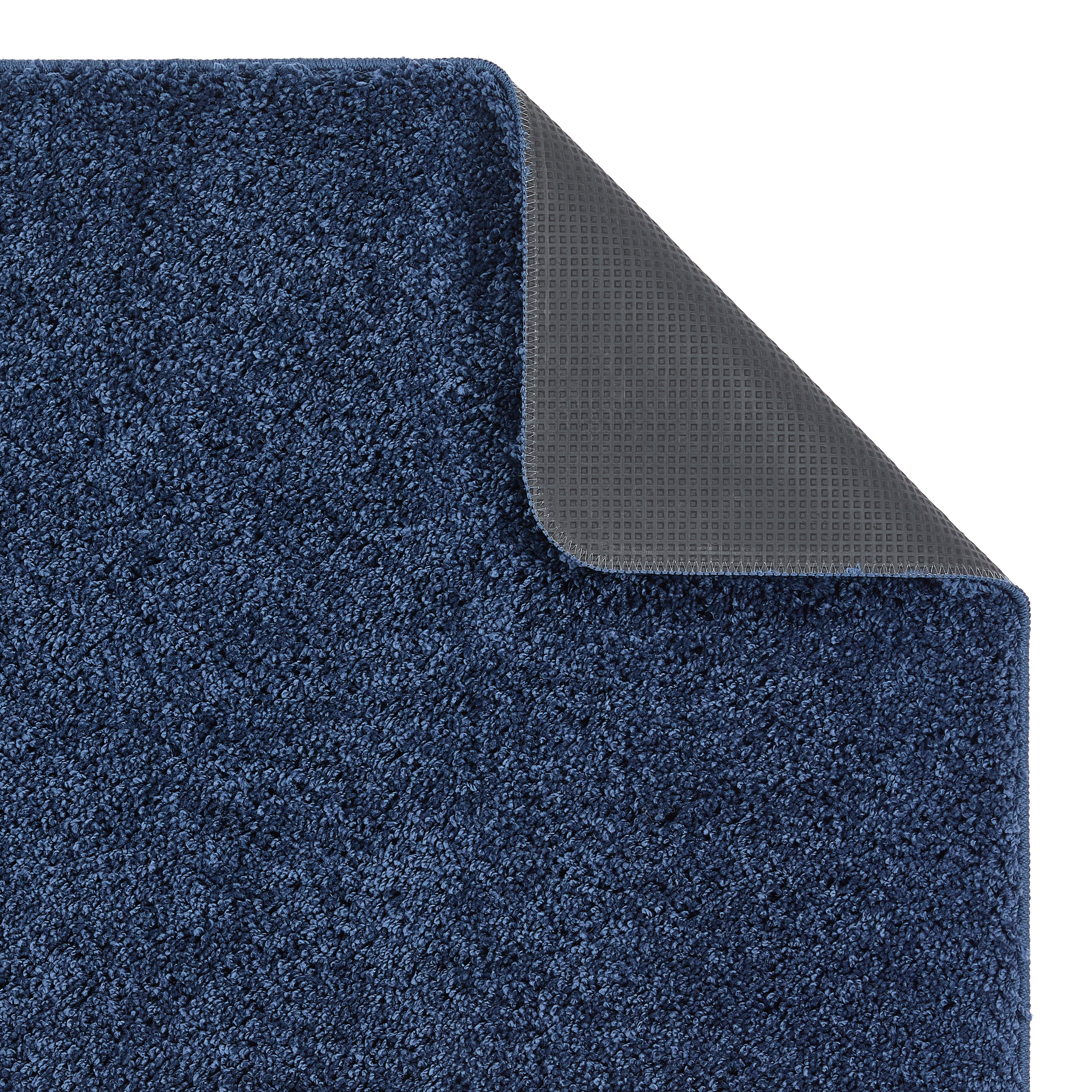Howler & Scratch Shaggy Rug Midnight Blue - handmade