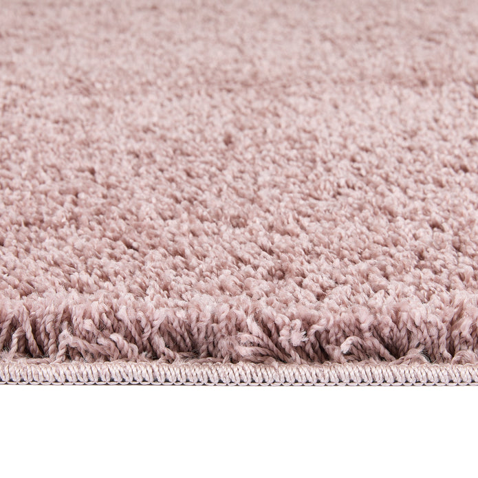 Howler & Scratch Shaggy Rug Nude Pink - handmade