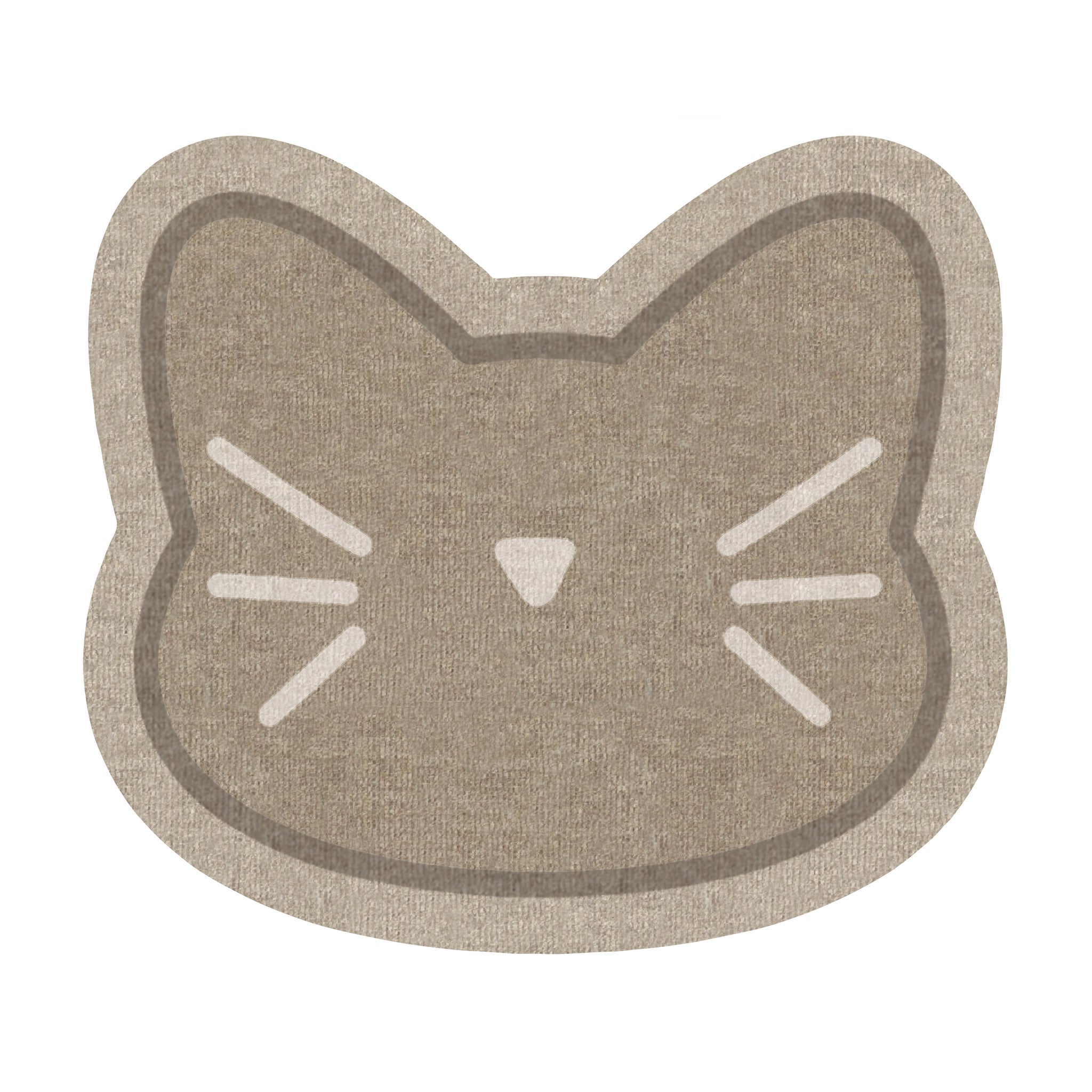 Howler & Scratch Shaped Cat Face - handmade