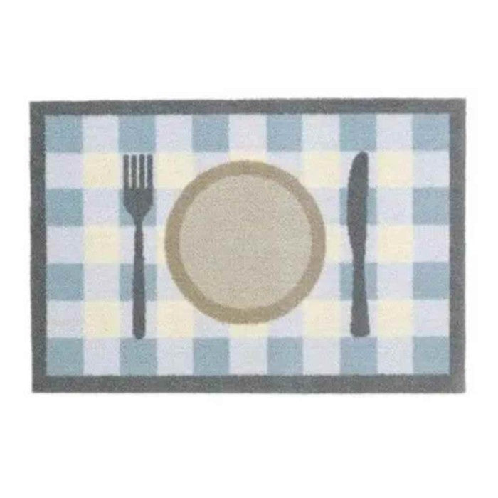 Howler & Scratch - Teatime Check Blue - handmade