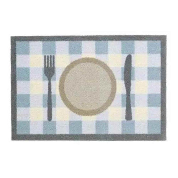 Howler & Scratch - Teatime Check Blue - handmade