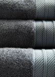 Hug Bamboo Towel Graphite - handmade