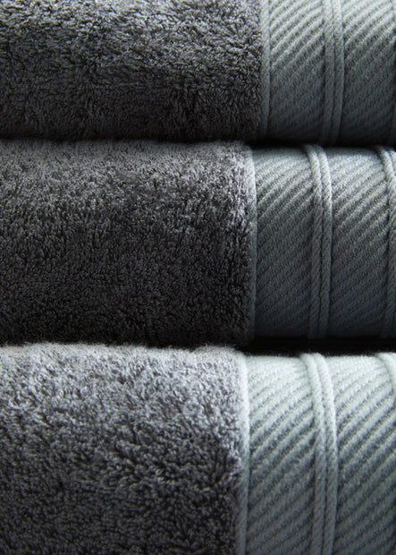 Hug Bamboo Towel Graphite - handmade