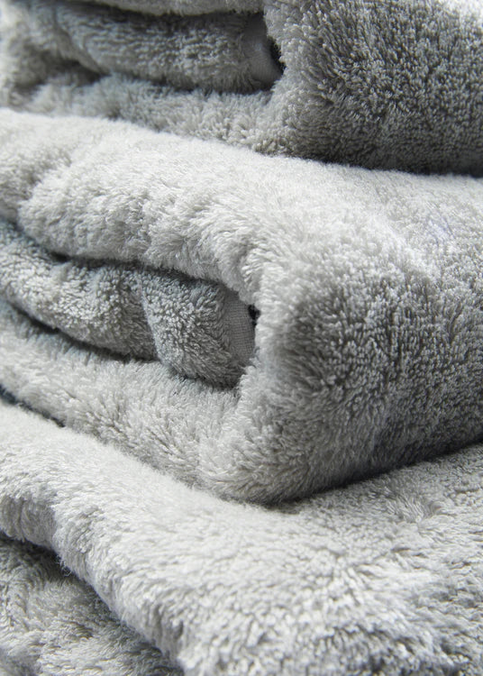 Hug Bamboo Towel Grey - handmade