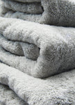 Hug Bamboo Towel Grey - handmade