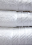 Hug Bamboo Towel White - handmade