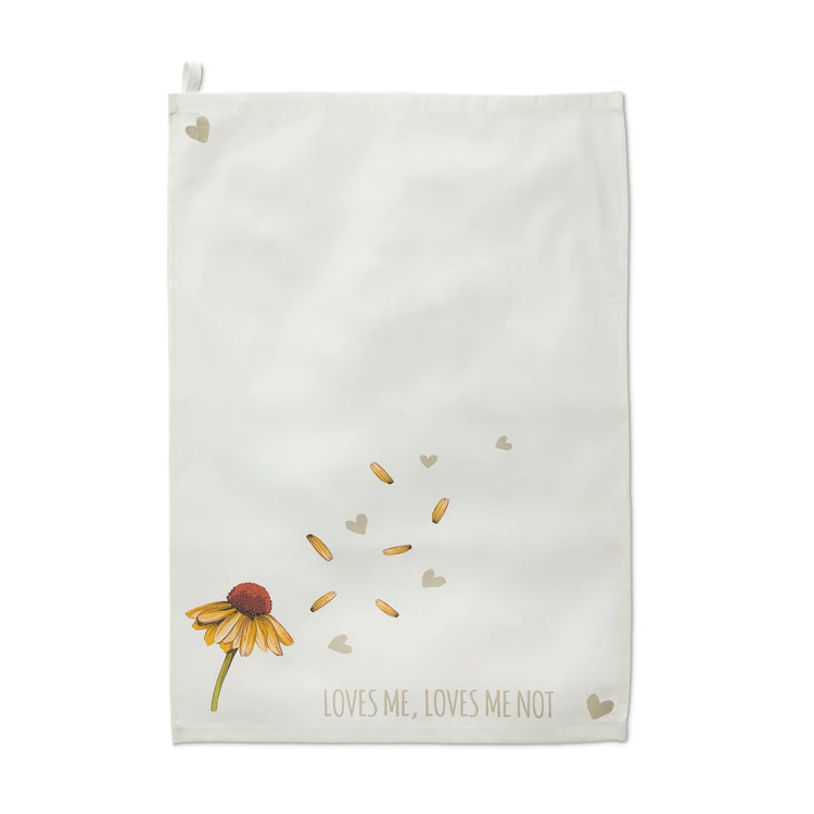 Hug Kitchen Tea Towel Design 1 Daisy 47x77 - handmade