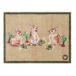 Hug Rug Allotment Bunnies - handmade