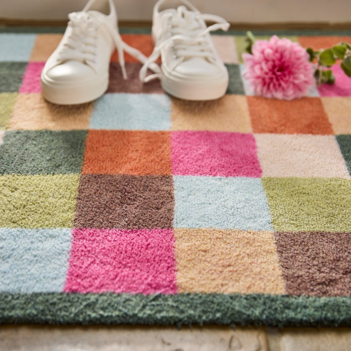 Hug Rug - Allsorts Check - handmade