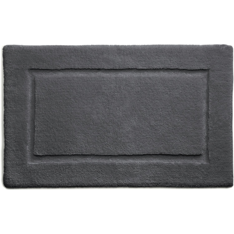 Hug Rug Bamboo Border - Graphite - handmade