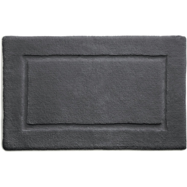Hug Rug Bamboo Border - Graphite - handmade
