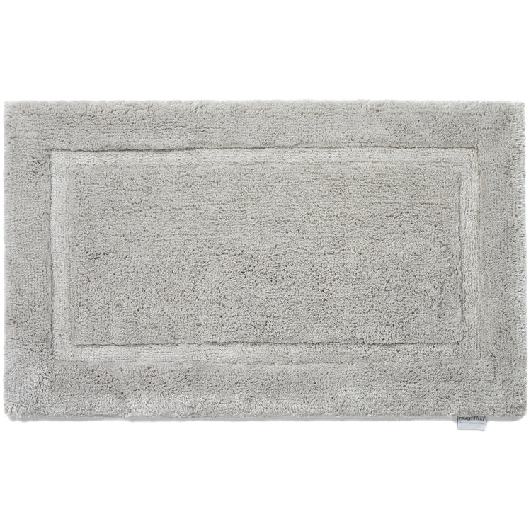 Hug Rug Bamboo Border - Grey - handmade