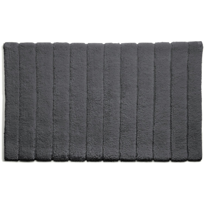 Hug Rug Bamboo Stripe - Graphite - handmade
