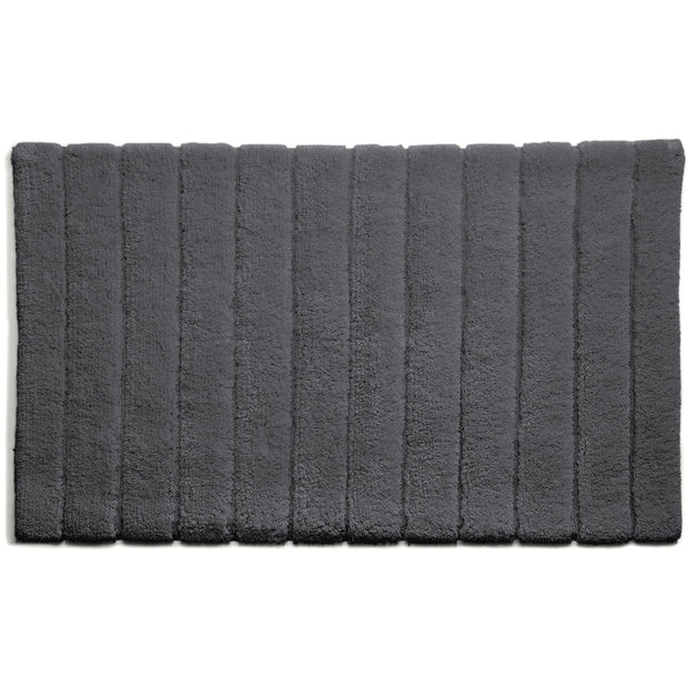 Hug Rug Bamboo Stripe - Graphite - handmade