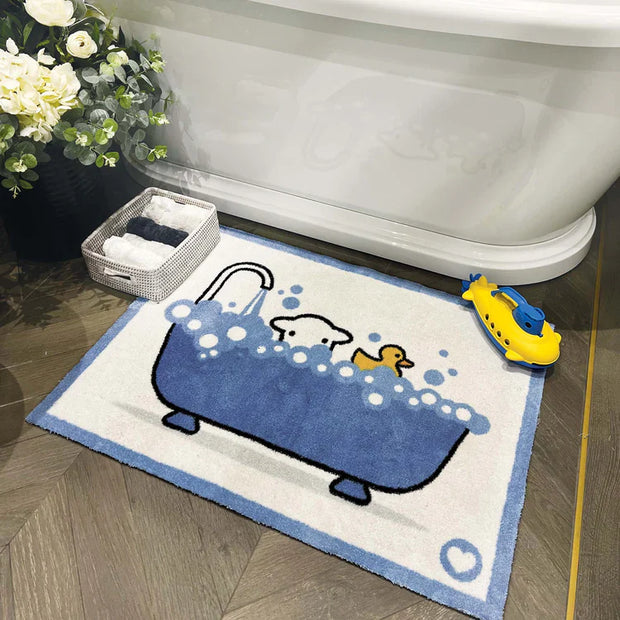 Hug Rug - Bathtime Herdy - handmade