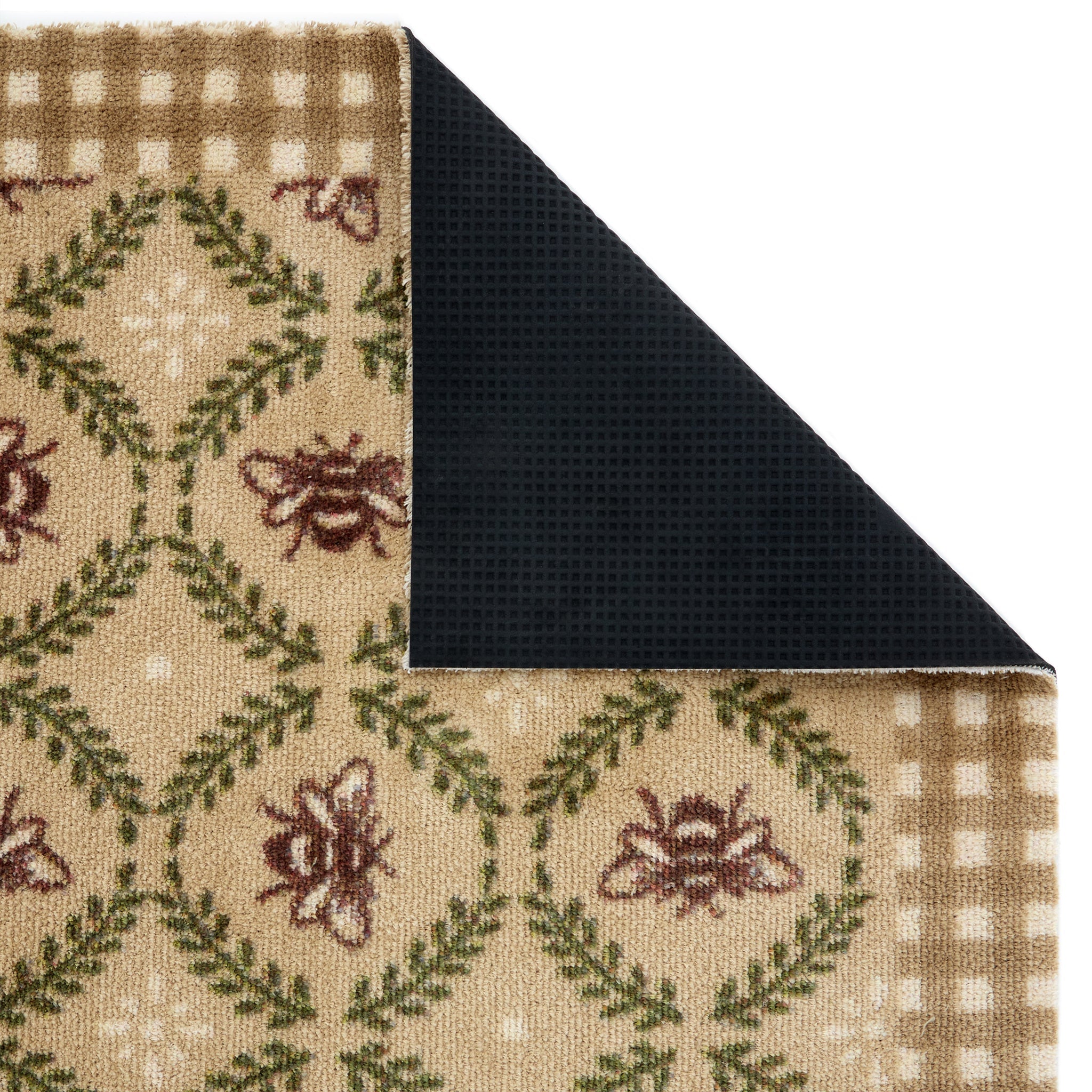 Hug Rug Beehive Beige - handmade