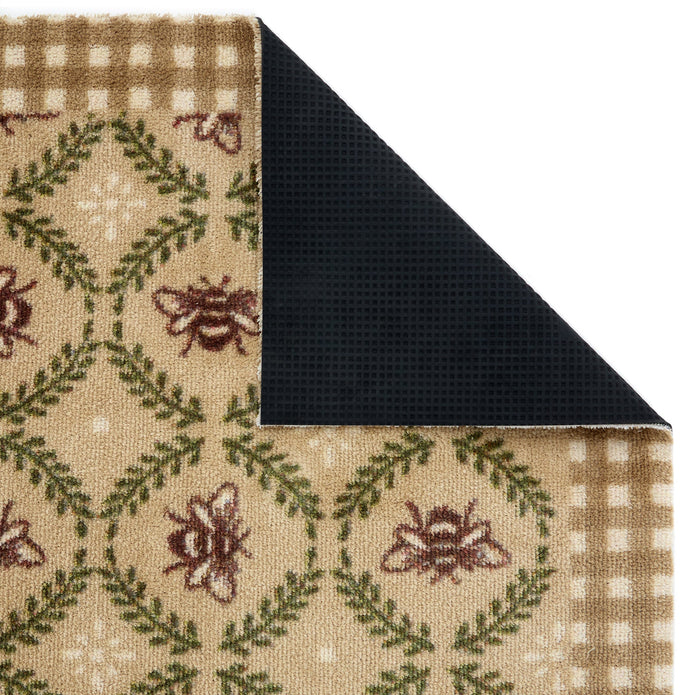 Hug Rug Beehive Beige - handmade