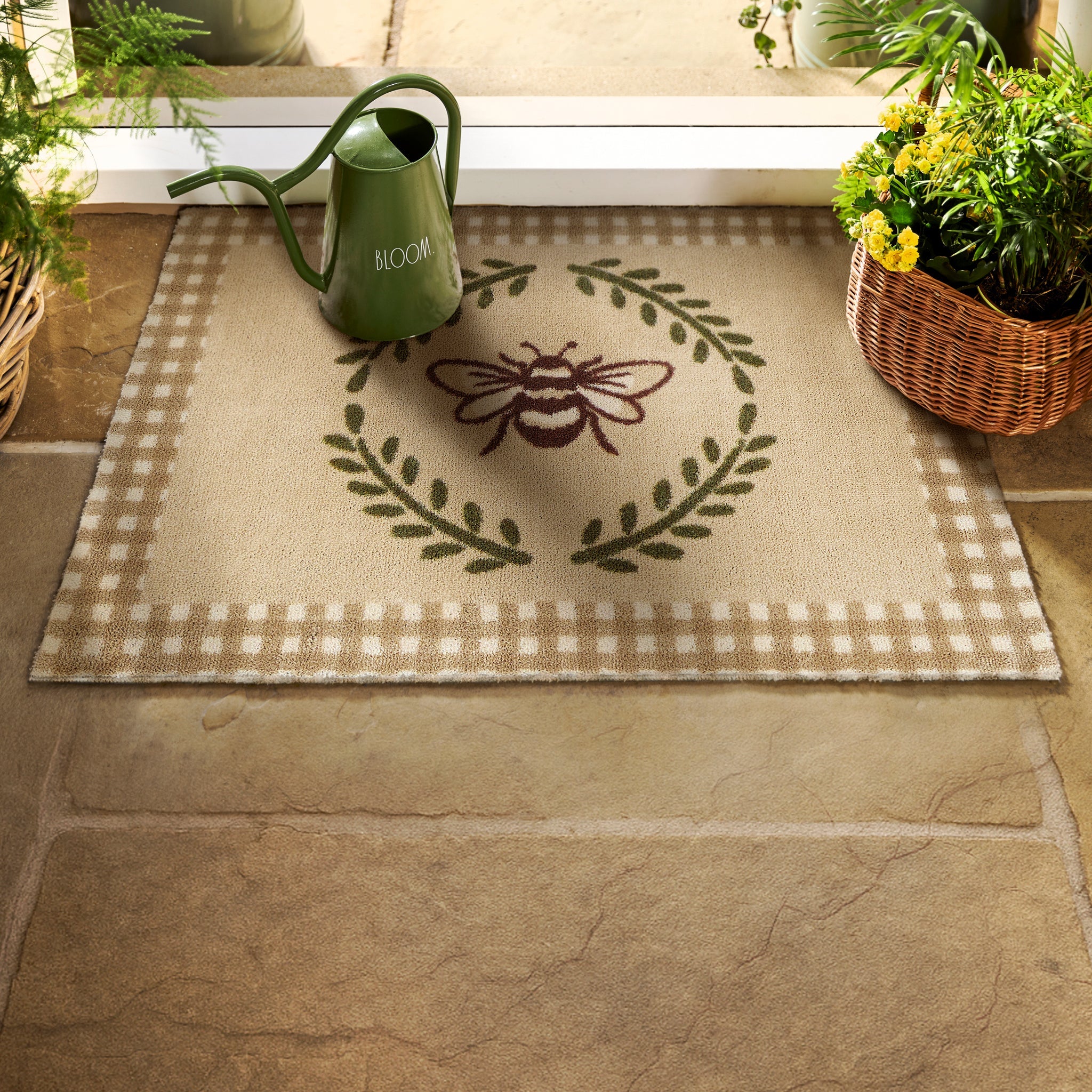 Hug Rug Beehive Beige - handmade