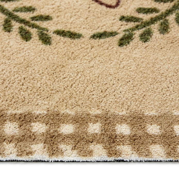 Hug Rug Beehive Beige - handmade