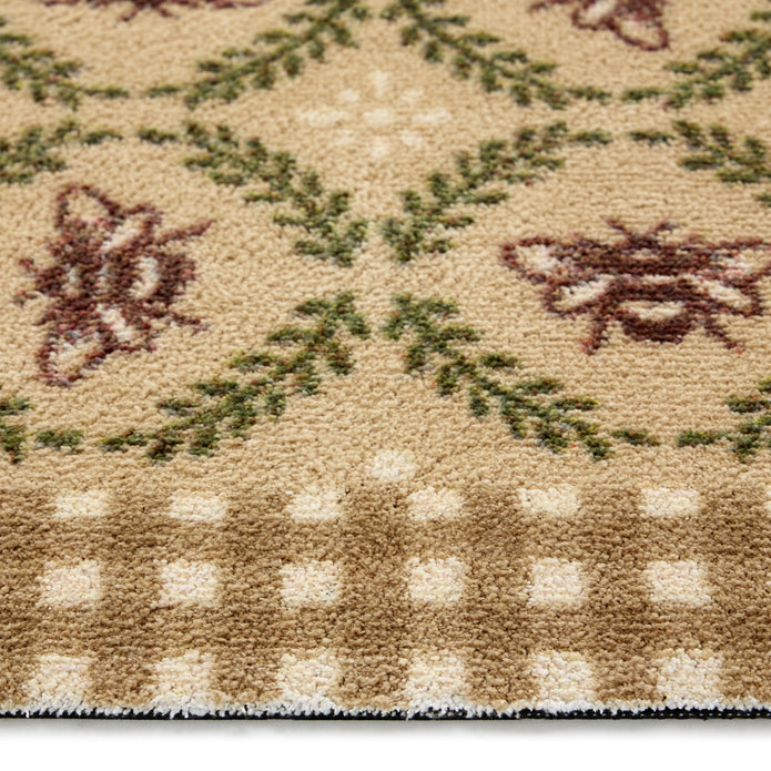 Hug Rug Beehive Beige - handmade