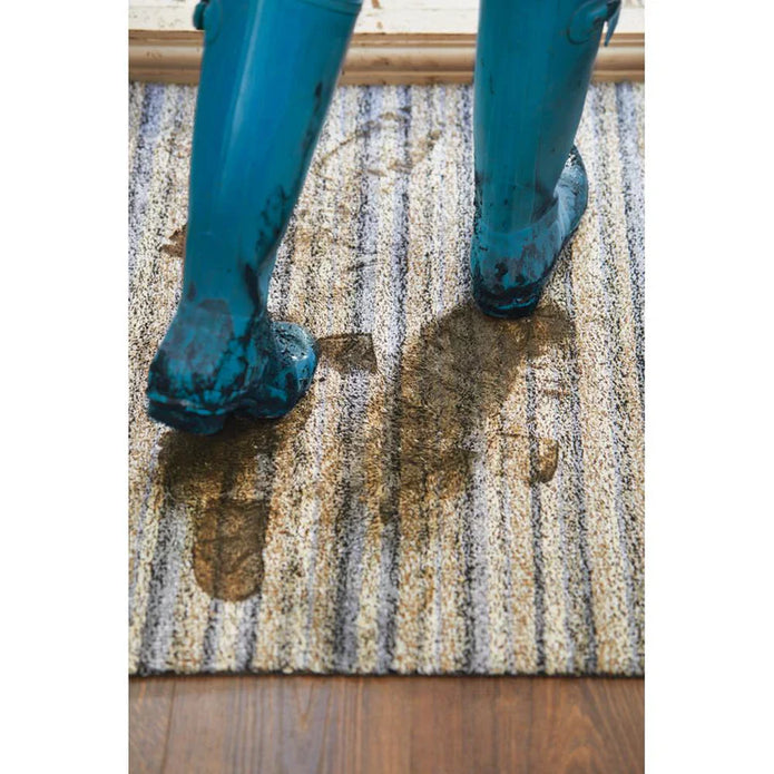 Hug Rug - Candy Ribbon Grey - handmade