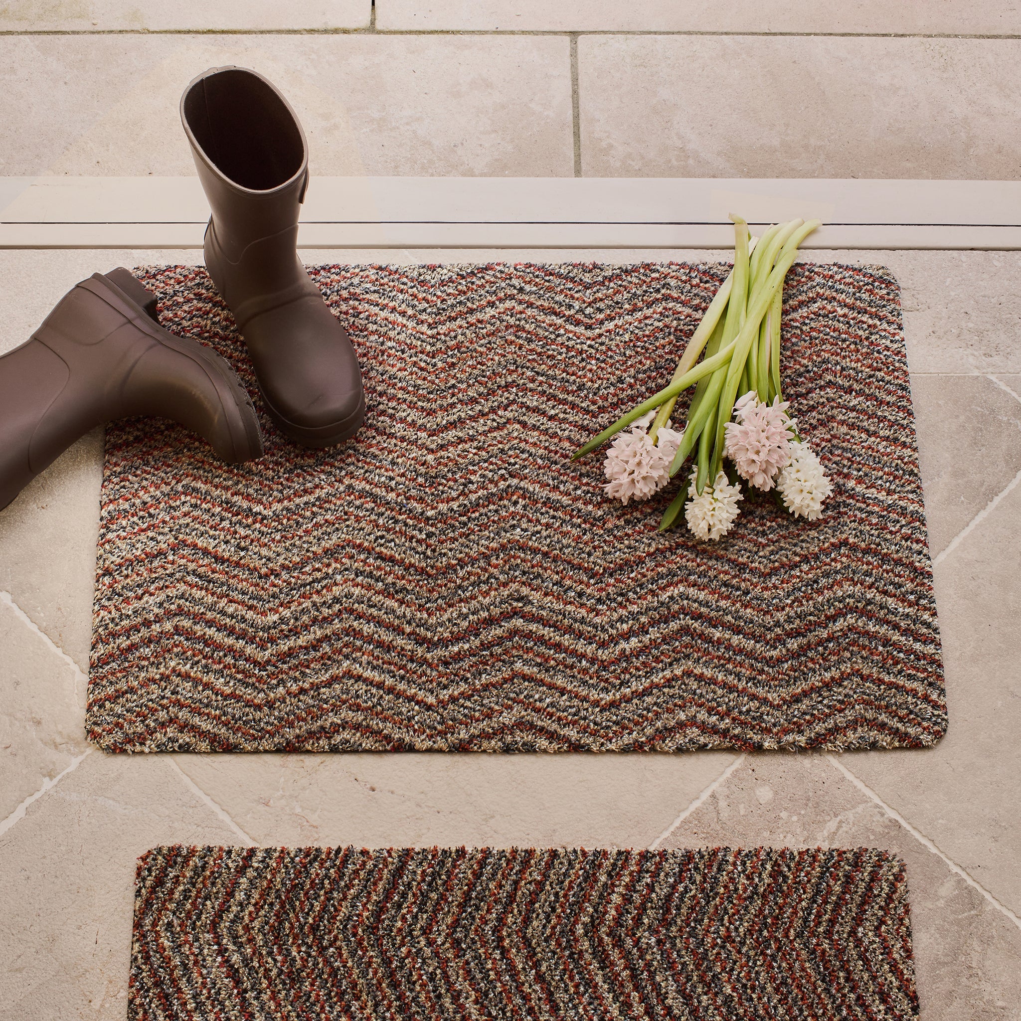 Hug Rug - Candy Zig Zag - handmade