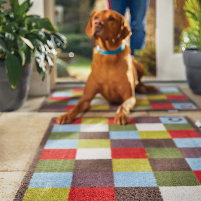 Hug Rug - Check 10 - handmade