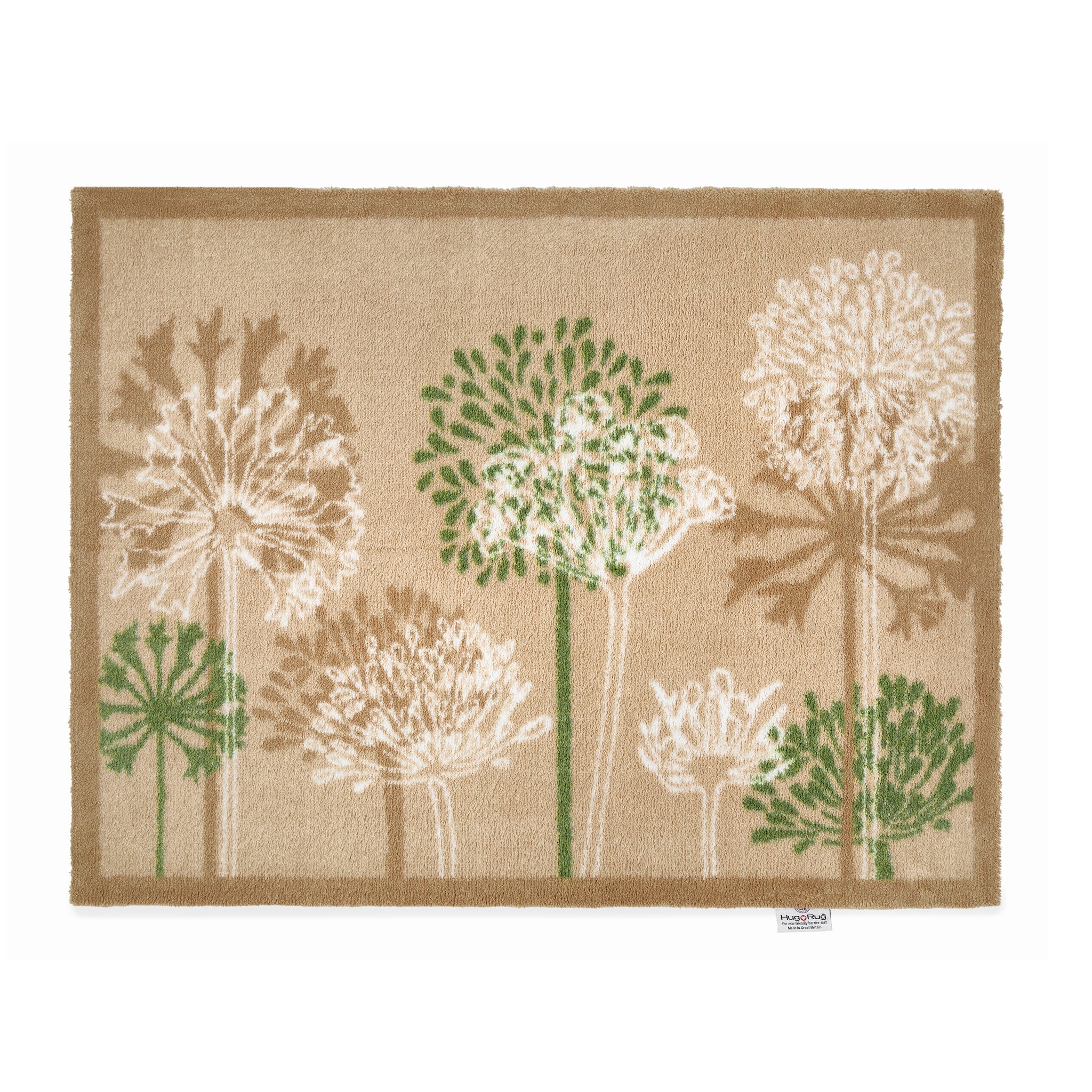 Hug Rug Dandelions - handmade