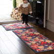 Hug Rug Dark Florals - handmade