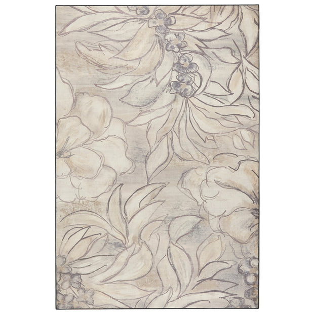 Hug Rug Eco-Washable Art Floral - handmade