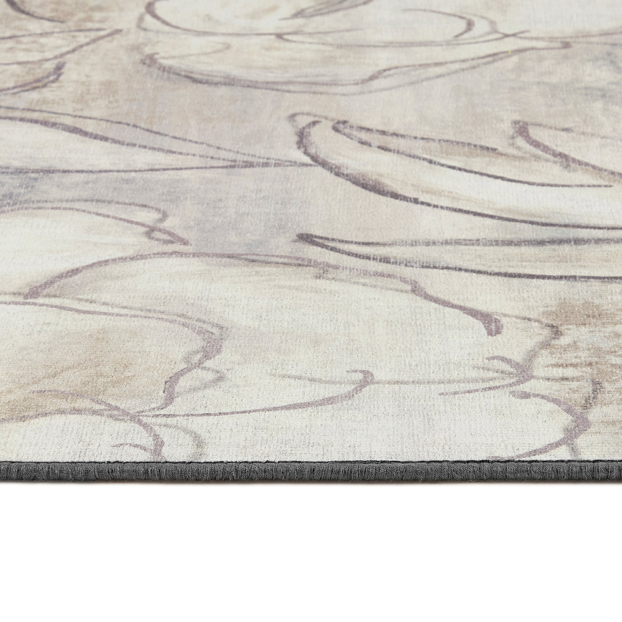 Hug Rug Eco-Washable Art Floral - handmade